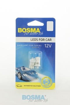 ŻARÓWKA 3x LED 12V BIAŁA 6000K T10 KOMPLET 2SZT.