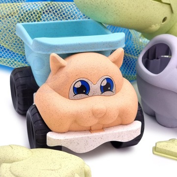 WOOPIE GREEN Zestaw do Piasku z Wiaderkiem i Łopatką Krokodyl w Plecaku 10