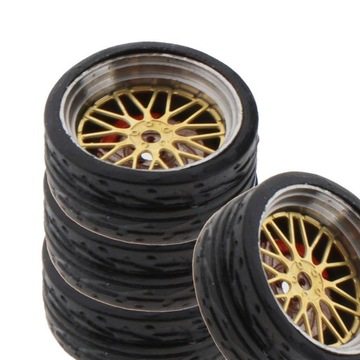 Колеса автомобиля в масштабе 1/64.