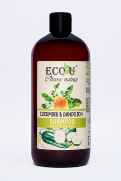 ECOU Szampon do włosów ogórek & mniszek 500 ml