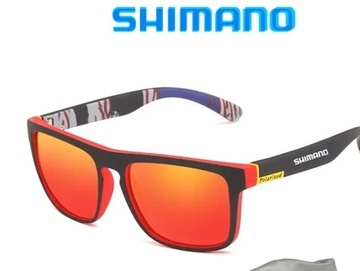 OKULARY PRZECIWSŁONECZNE Shimano UV400 RED WĘDKARSTWO ROWER UNISEX