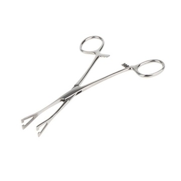 High quality 6 inch slotted forceps