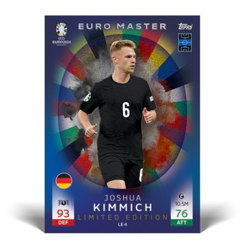 КАРТОЧКИ TOPPS MATCH ATTAX ЕВРО-2024 ГЕРМАНИЯ - МЕШОК ИЗ 8 КАРТ