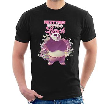 Kung Fu Panda Po Next Time Lets Do Lunch Men's T-Shirt