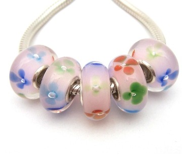 CHARMS ZAWIESZKA KORALIK SZKŁO MURANO BEADS