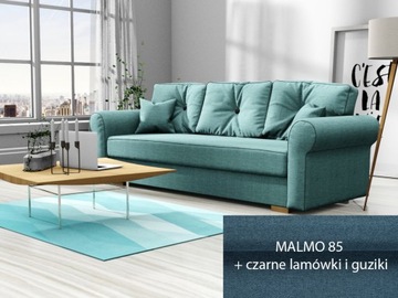 Kanapa sofa KOPENHAGA Styl skandynawski /funkcja spania/BOGATY WYBÓR TKANIN