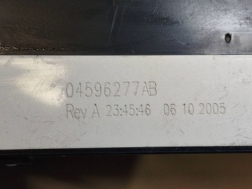 CHRYSLER SEBRING (ST-22 - JR) 2004 PANEL KLIMATIZACE