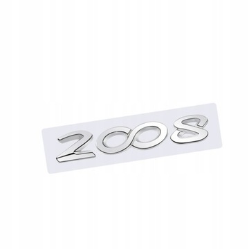 EMBLEMAT ZNACZEK PEUGEOT 2008-Srebrny