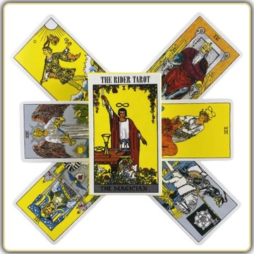 НАБОР КЛАССИЧЕСКИХ КАРТ ТАРО THE Rider TAROT, 78 ЧАСТЕЙ КАРТЫ ГАДАНИЯ