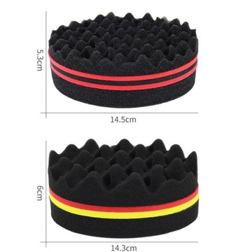 Парикмахерская кисть-спонж Wave для дредов Afro Twist Curl Coil с маленьким отверстием