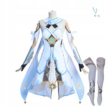 Genshin Impact Lumine Traveler Cosplay Kostium