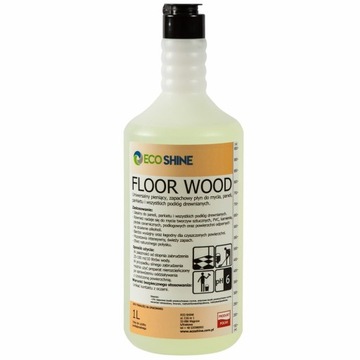 ECO SHINE FLOOR WOOD 1L PŁYN DO MYCIA PANELI PARKIETU DREWNA