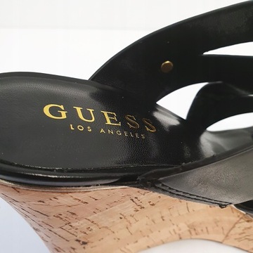 Buty damskie na koturnie Guess 37,5 klapki