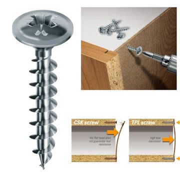 Wkręt PZ 3,5x25 Panelvit do pleców meblowych 100sz