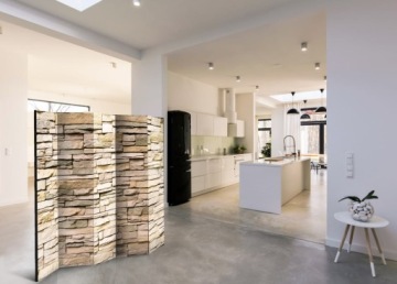 Ширма из 5 частей - Декоративный камень II