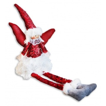 РОЖДЕСТВЕНСКИЙ АНГЕЛ РОЖДЕСТВЕНСКИЙ сидячий 34 см ИЗ ПЛЮША ASN02CZE