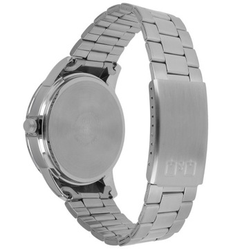 Wodoodporny zegarek męski srebrny Q&Q data
