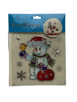 БОЛЬШАЯ НАКЛЕЙКА С РОЖДЕСТВЕНСКИМИ УКРАШЕНИЯМИ