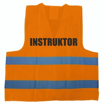 Kamizelka odblaskowa INSTRUKTOR pomar. 3XL