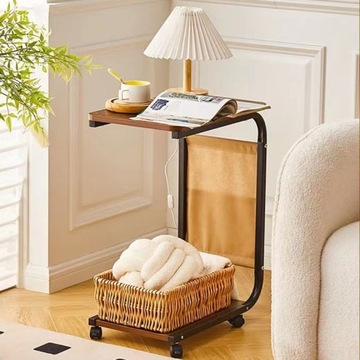 Мобильный журнальный столик/Боковой журнальный столик НА КОЛЕСАХ