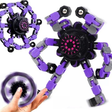 FIDGET SPINNER СБОРКА РОБОТА АНТИСТРЕССОВАЯ СЕНСОРНАЯ ИГРУШКА