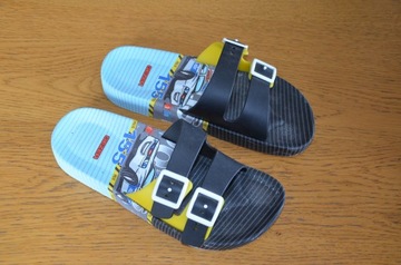 klapki buty niebieskie r. 35 dł wkł. 22.4 cm