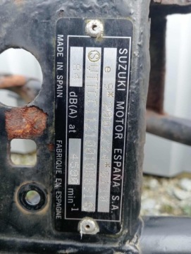 ДОКУМЕНТЫ НА РАМУ SUZUKI BURGMAN 125 K7 2008.