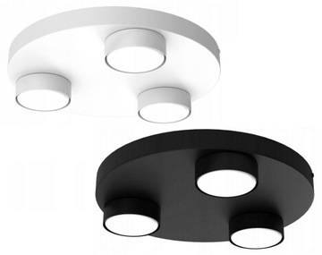 LAMPA SUFITOWA PLAFON NA KOLE GX53 LED FLEA ⌀30cm