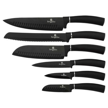 ZESTAW NOŻY BERLINGERHAUS BLACK SILVER BH-2383