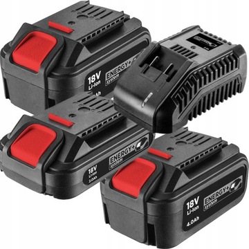 ZESTAW ELEKTRONARZĘDZI 18V 2x4Ah 2Ah GRAPHITE 15el