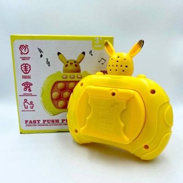 Pop it popit быстрый толчок антистрессовая аркадная электрическая игра Пикачу