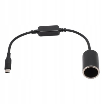 ADAPTER ZAPALNICZKI Z USB C 5 V DO 12V GNIAZDO ZAPALNICZKI