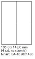 Etykieta Igepa 105x148 5 sztuk