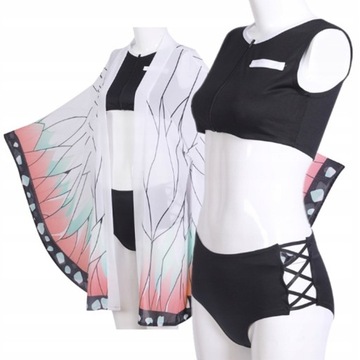 Demon Slayer Anime Cosplay kąpielowy Bikini M