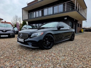 Mercedes Klasa C W205 Coupe Facelifting 2.0 300 258KM 2021 Mercedes-Benz Klasa C C300 AMG, C coupe, Lift 2021, VIRTUAL, Multibeam LED