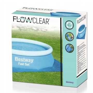 Bestway Брезентовый коврик для бассейна 335x335 см 58001