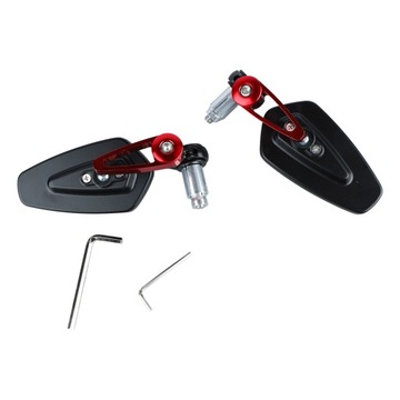 2 универсальных прочных зеркала заднего вида для мотоциклов