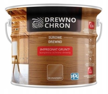 DREWNOCHRON IMPREGNAT GRUNT DREWNO BEZBARWNY 18L