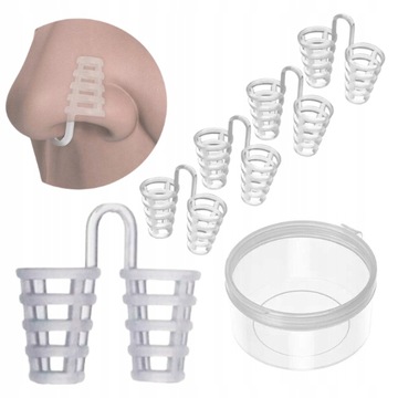 НАБОР ИЗ 4 НОСОВЫХ ПРОКЛАДОК ДЛЯ ПРЕДОТВРАЩЕНИЯ ХРАПА ДЛЯ ЛУЧШЕГО ДЫХАНИЯ СНА