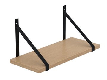 Półka wisząca loft kuchnia pokój Dąb Jasny 60cm