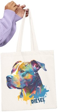 СУМКА ДЛЯ СОБАКИ PIT BULL С ИНДИВИДУАЛЬНЫМ ИМЕНЕМ ПОДАРОК