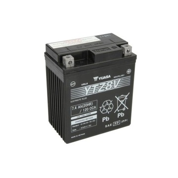 Аккумулятор Yuasa YTZ8V AGM 12В 7,4Ач 120А