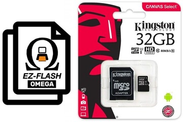 Карта Micro SD с программным обеспечением для EZ-Flash Omega