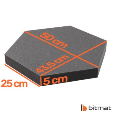 Шестигранная панель 5 см Акустический шестигранник Немой декор соты