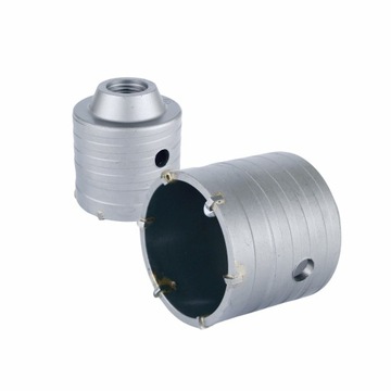 КОРОНОЧНЫЕ ПИЛЫ ДЛЯ БЕТОННОЙ КАМНИЦЫ SDS+ PLUS 6 ШТ. КОРПУС КРУЖЕВНОЙ АДАПТЕР ЧЕРНЫЙ