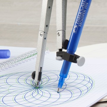 БЫСТРО НАСТРАИВАЕМЫЙ КОМПАС С АДАПТЕРОМ FABER-CASTELL