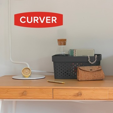 КОНТЕЙНЕР CURVER, АЖУРНАЯ КОРОБКА, 1,4 Л, СЕРЫЙ