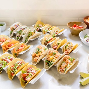 СТАЛЬНАЯ РУЧКА ДЛЯ ЗАКУСОК ДЛЯ ТАКОС, 6 ШТ.