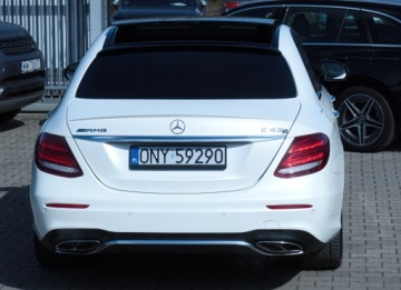 Mercedes Klasa E W213 Limuzyna AMG 3.0 AMG 43 401KM 2017 Mercedes E43 AMG 401 4m Burmaster Pamięć AirMatic Panorama Designo 20" Blis, zdjęcie 8