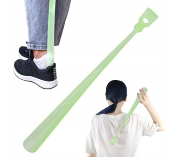Łyżka do butów długa 44 cm + drapaczka do pleców 2in1 dwustronna
